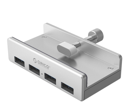 Hub USB Orico USB-A - 4 porty 5Gbps (do biurka) MH4PU-P-SV-BP